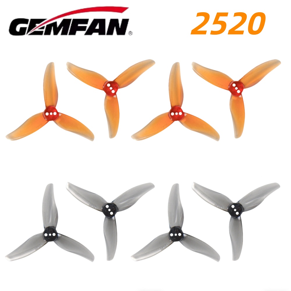 4Pairs Gemfan Hurricane 2520 2 - Drone Racing Propeller reseña y precio