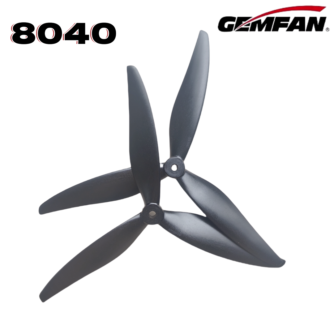 Gemfan 8040 8X4X3 3-blade 8-in - Drone Racing Propeller reseña y precio