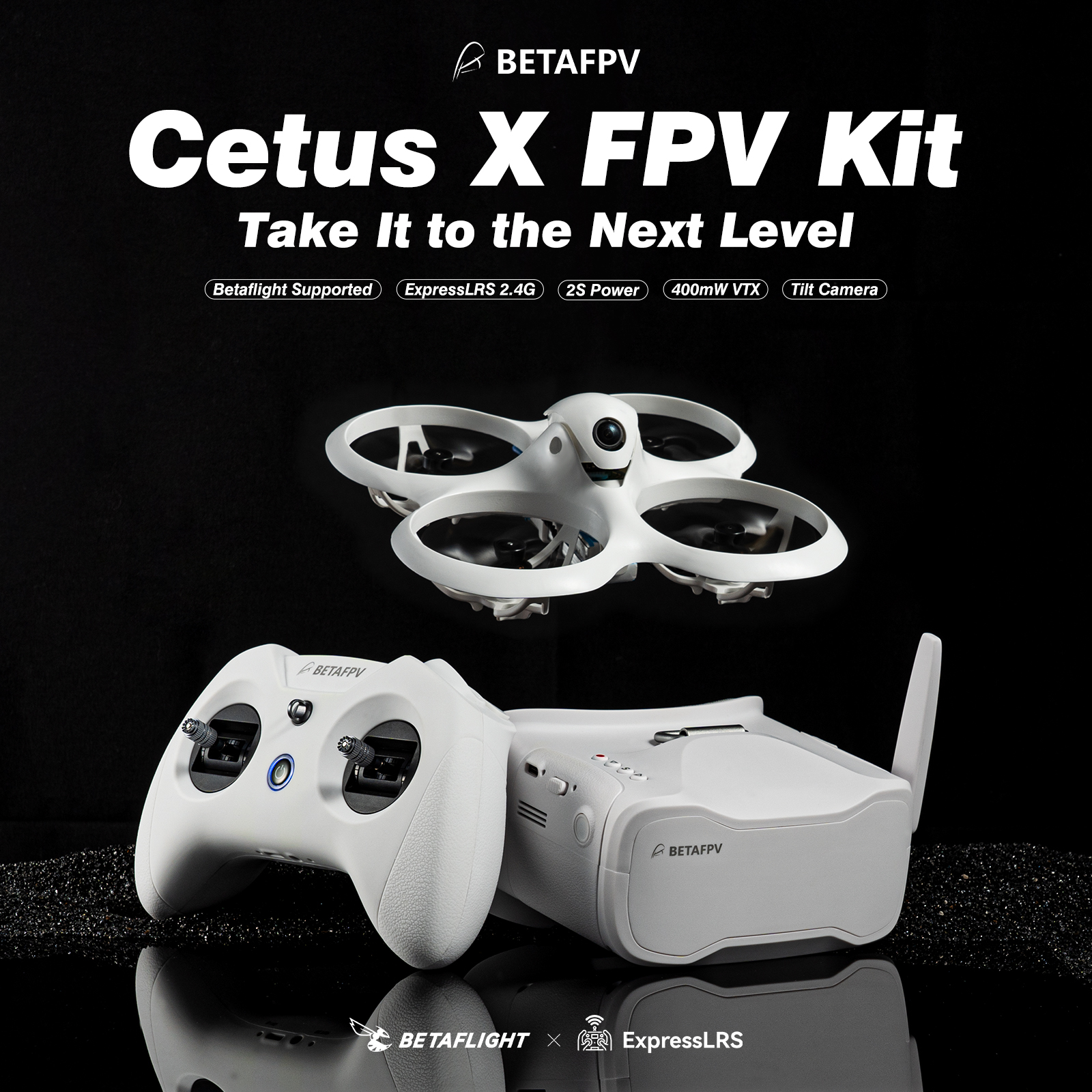 BETAFPV Cetus X FPV Kit Racing - Drone Racing Goggles reseña y precio
