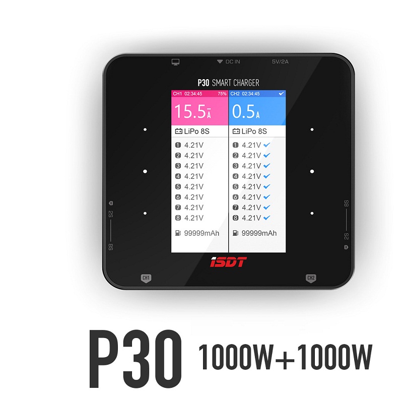 ISDT P30 Dual Balance Charger  - Drone Racing Charger reseña y precio